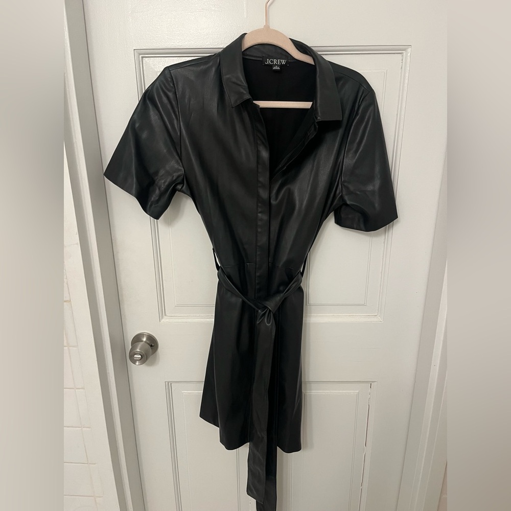 Jcrew Leather Dress